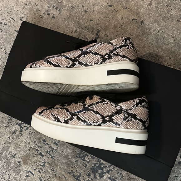 LINEA PAOLA PLATFORM SNAKESKIN SNEAKER - Picture 3 of 4